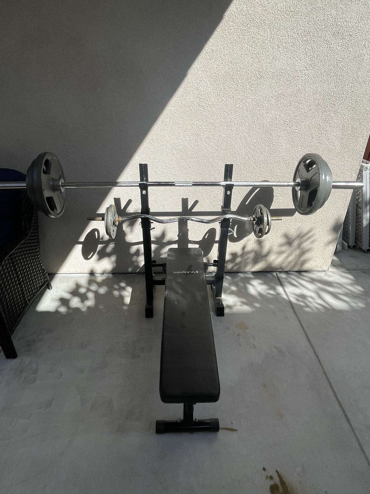 Weights, Bar And Bench