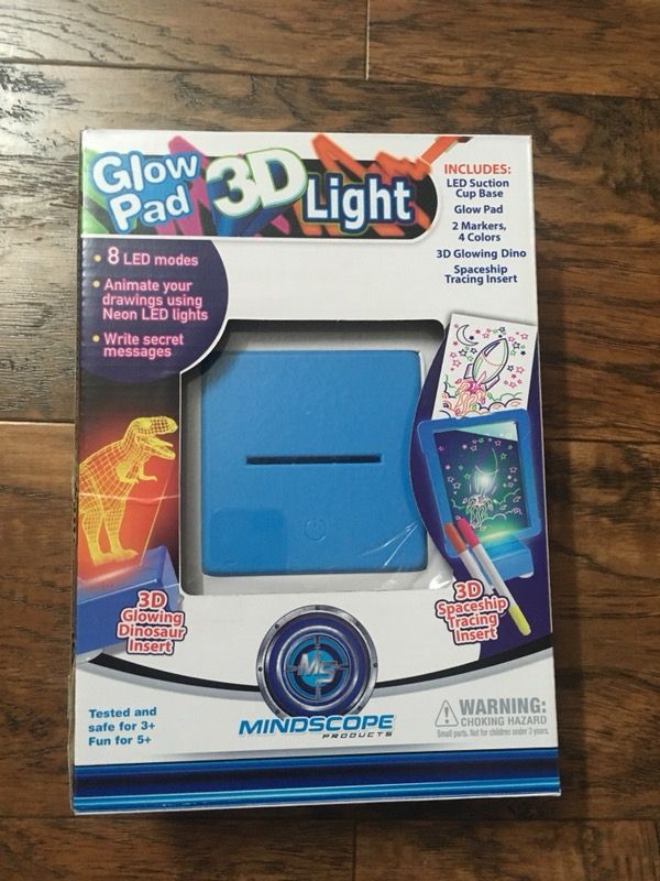 Mindscope Glow Pad 3D light -brand new sealed-