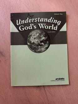 Abeka 4th grade Science textbook answer key—Understanding God’s World
