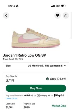 Jordan 1 retro Travis Scott muslin