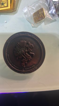 1966 Boy Scouts Scouting in Action Bronze Medal