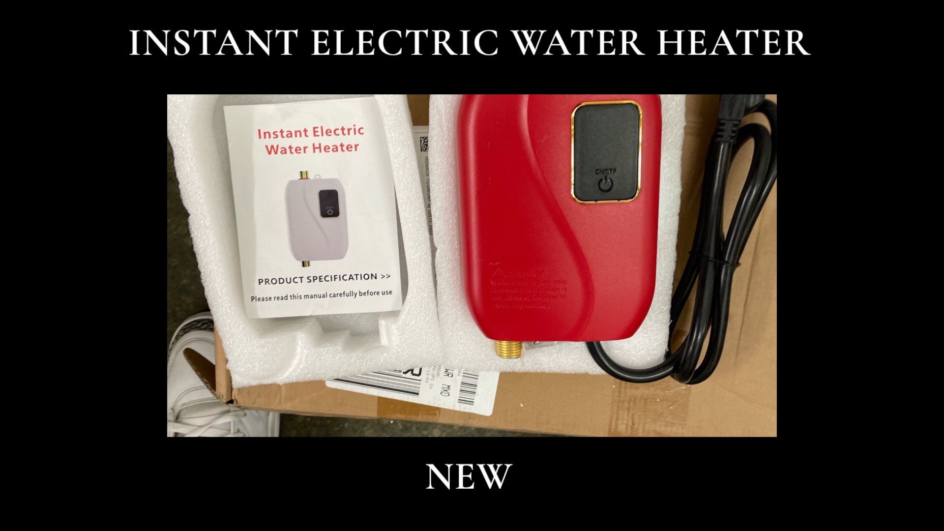 Instant electric water heater