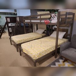 Triple Twin Bunk Bed - Mattress Sold Separately
