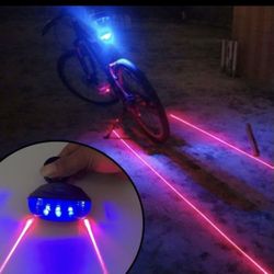 12.2K Waterproof Bicycle Cycling Lights Taillights LED Laser Safety Warning Bicycle Lights Bicycle Tail Bicycle Accessories Light
