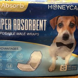 Honeycare Male Dog Wraps Diapers