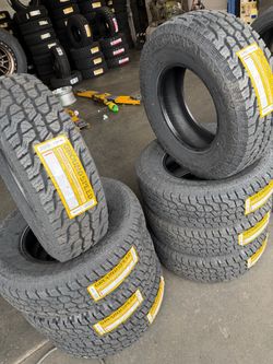 LT 245/75/R16 marca GROUNDSPEED A/T las 4 llantas nuevas instaladas y balanceadas