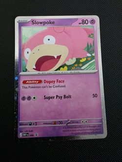 Pokémon Card - Slowpoke Promo MEP 086 (Cosmos Holo)