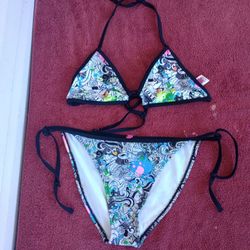 OP 2 piece swimsuit bottom size L top size M