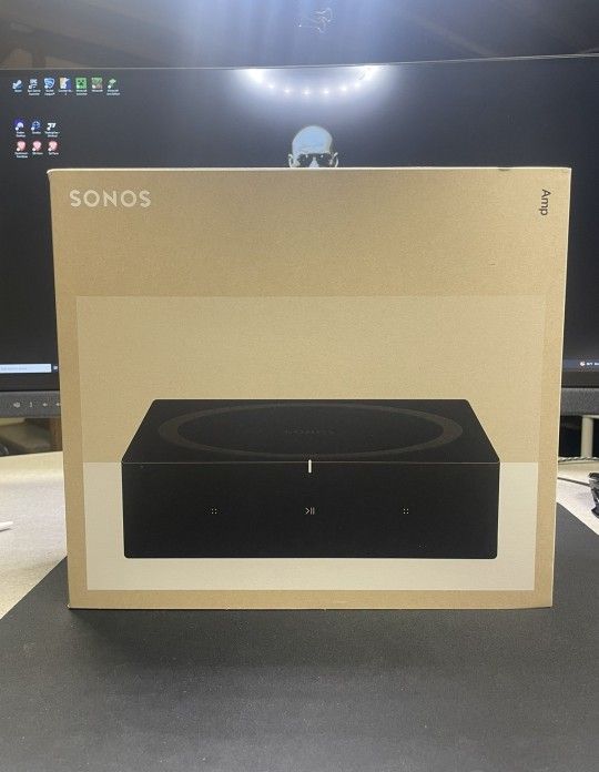 Sonos Amp Gen 2 250W 2.1‑Channel Amplifier – Black (AMPG1US1BLK)