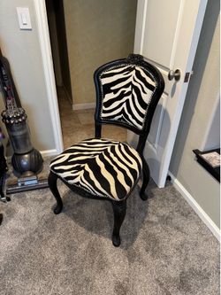 Zebra Print Chair