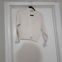 Zara Women's Cardigan White 