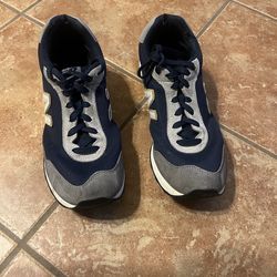New Balance 515 Men's Navy Gray White Lace Up Low Top Athletic Running Sneakers