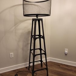Industrial Wind Model Floor Lamp with foot switch.