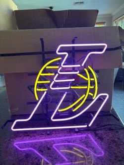 LA Lakers Neon Sign Light