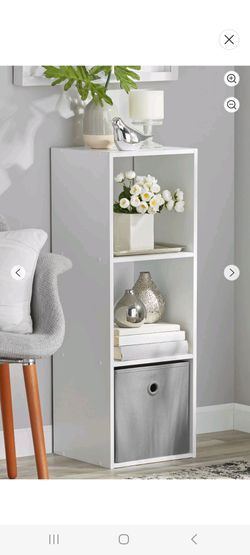 Mainstays 3 Cube Storage Organizer, White