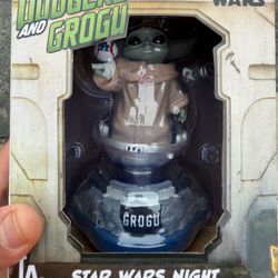 Dodgers and Grogu Bobblehead Star Wats Night