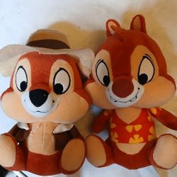 Disney  Funko Set Of 2 Chip And Dale 8"
