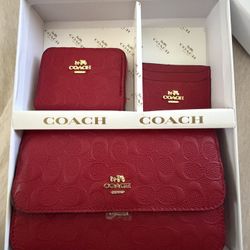 Red Coach Purse