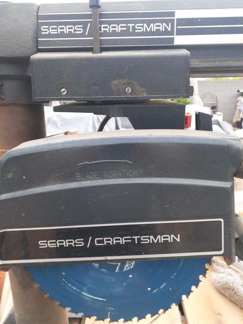 10in Craftsman Radial Saw