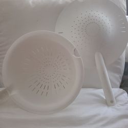 Tupperware Double Colander