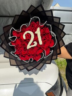 Birthday Surprise,Anniversary,Congrats,Will You Be My Gf? Quieres Ser Mi Novia? Rosas,Roses