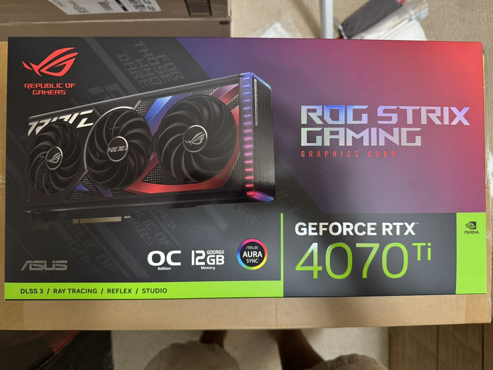 ASUS ROG Strix RTX 4070 Ti 12GB (RGB) – Excellent Condition