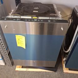 GE 24 In Top Control Tall Tub Dishwasher In Fingerprint Resistant Stainless Steel 