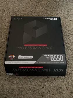 Msi motherboard with cpu