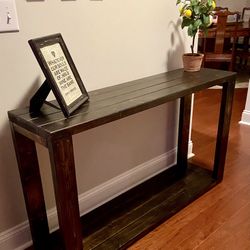 Entryway Console Table Made To Order 