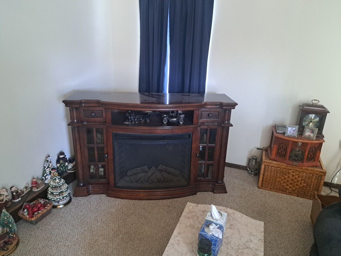 Fire Place TV Stand