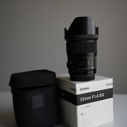 Sigma 35mm 1.4 ART Lens - Canon EF Mount
