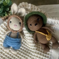 Handmade Bunny Rabbit Plushie