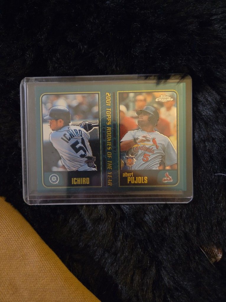 2001 Topps Chrome Traded T99 Pujols/Ichiro