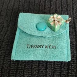 TIFFANY & CO AUTHENTIC STERLING SILVER BLUE BOX CHARM/PENDANT 