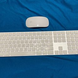 Apple Wireless Keyboard 2 A1843 with Magic Mouse 2 A1657 Bluetooth