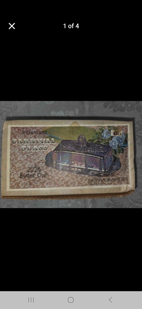 Carnival Butter Dish