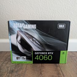 Zotac Gaming Rtx 4060 solo Gpu