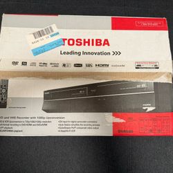 DVD And  VHS Recorder With 1080 Upconversion