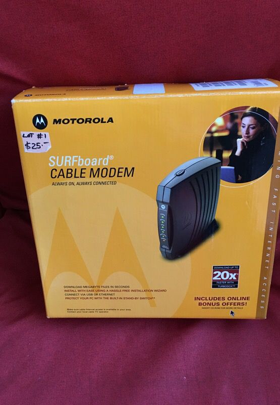 Motorola surfboard cable modem