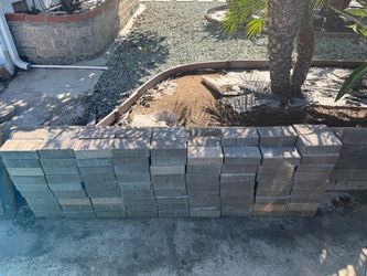 Paving bricks grey pinkish