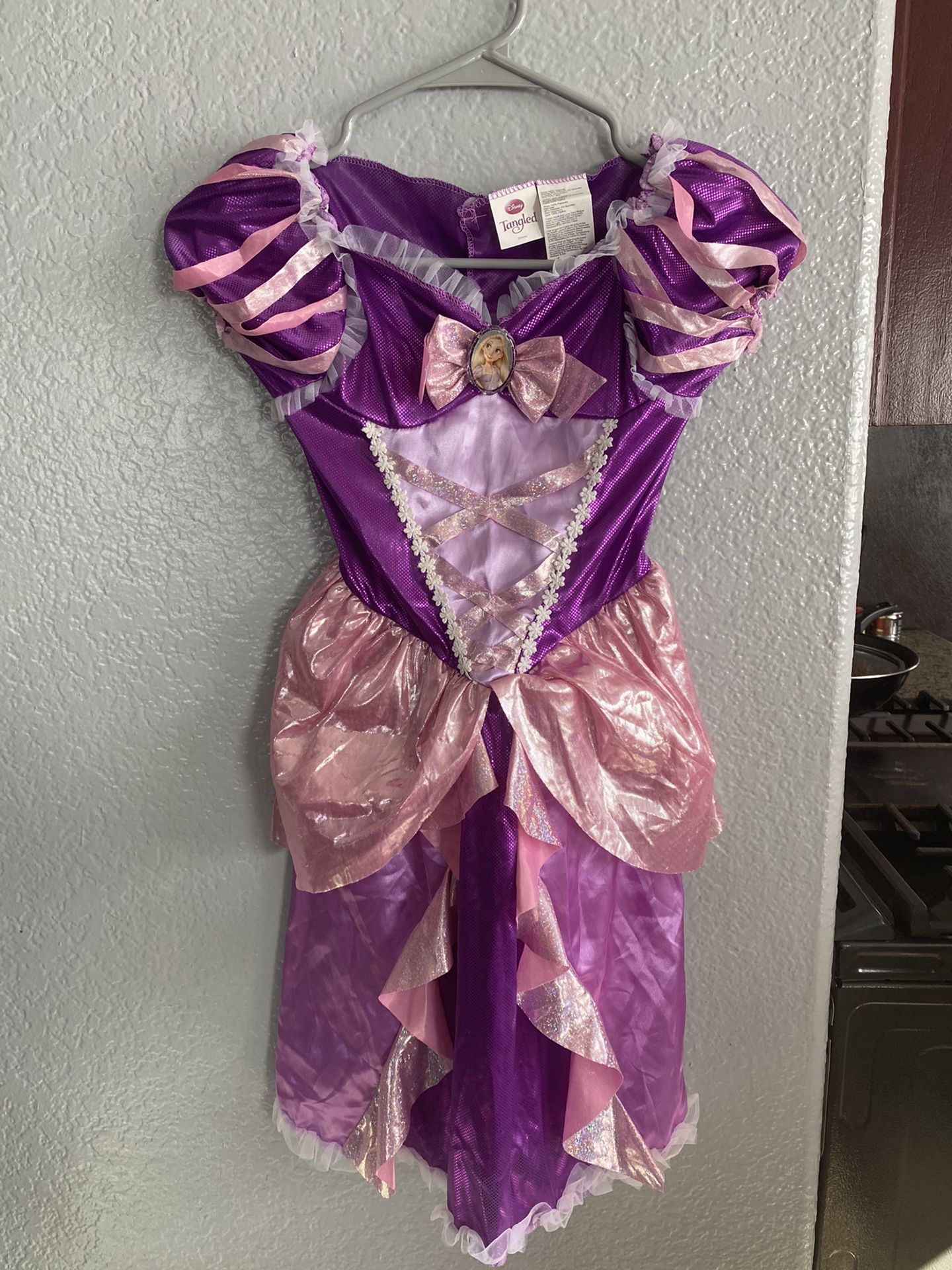 DISNEY RAPUNZEL TANGLED PRINCESS COSTUME DRESS
