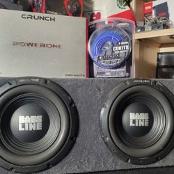 12inch Alpine Subs and amplifier and kit