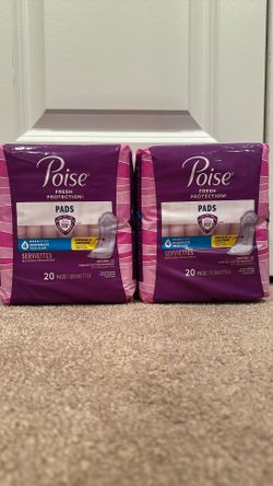 Poise pads 20 count: 2 for $7