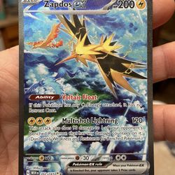 Pokemon TCG Zapdos Ex Special Illustration Rare
