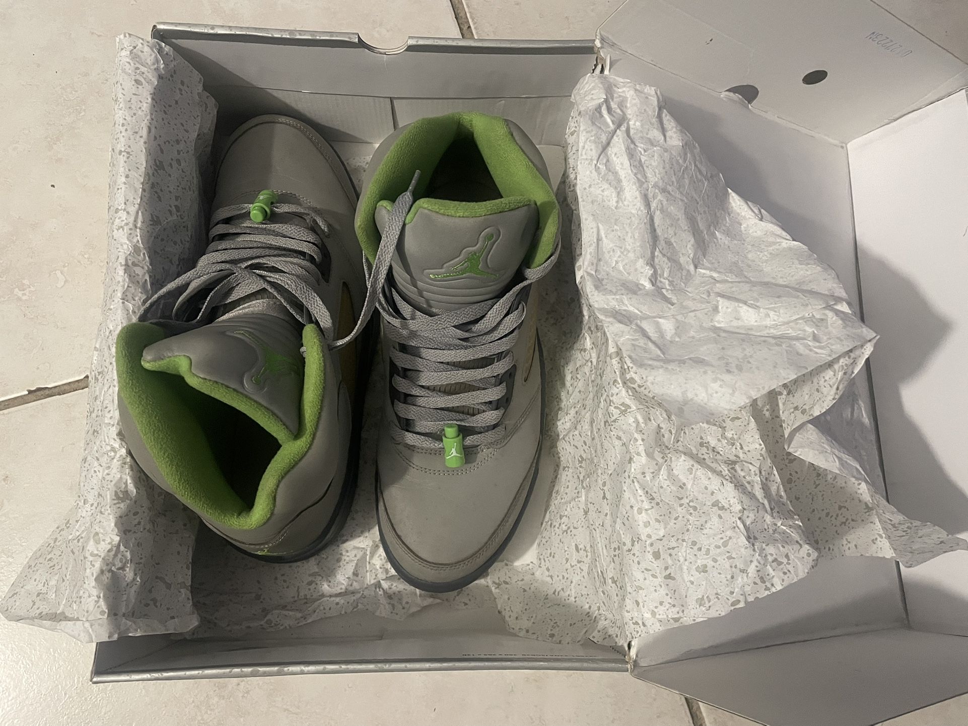 Jordan 5 Green beans