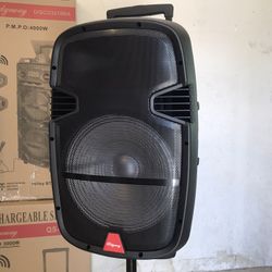 Bluetooth Speaker - Rechargeable - 15” Woofer 