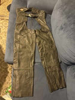 Leather Harley Davidson Chaps