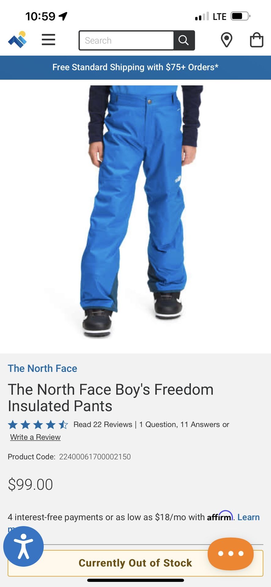 The North Face Kids Snow Pants