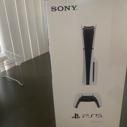 PS5 - Slim Disc Edition Brand New (With Cables And Controller & Box)
