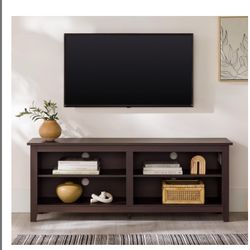 TV Stand  for Televisions up to 65 Inches, 58 Inch, Espresso ( New In Box)